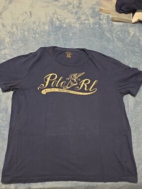 Polo by Ralph Lauren Navy Short-Sleeve Graphic Logo Tee